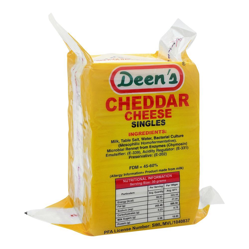 Deen's Cheddatr Slice Cheese, 1kg