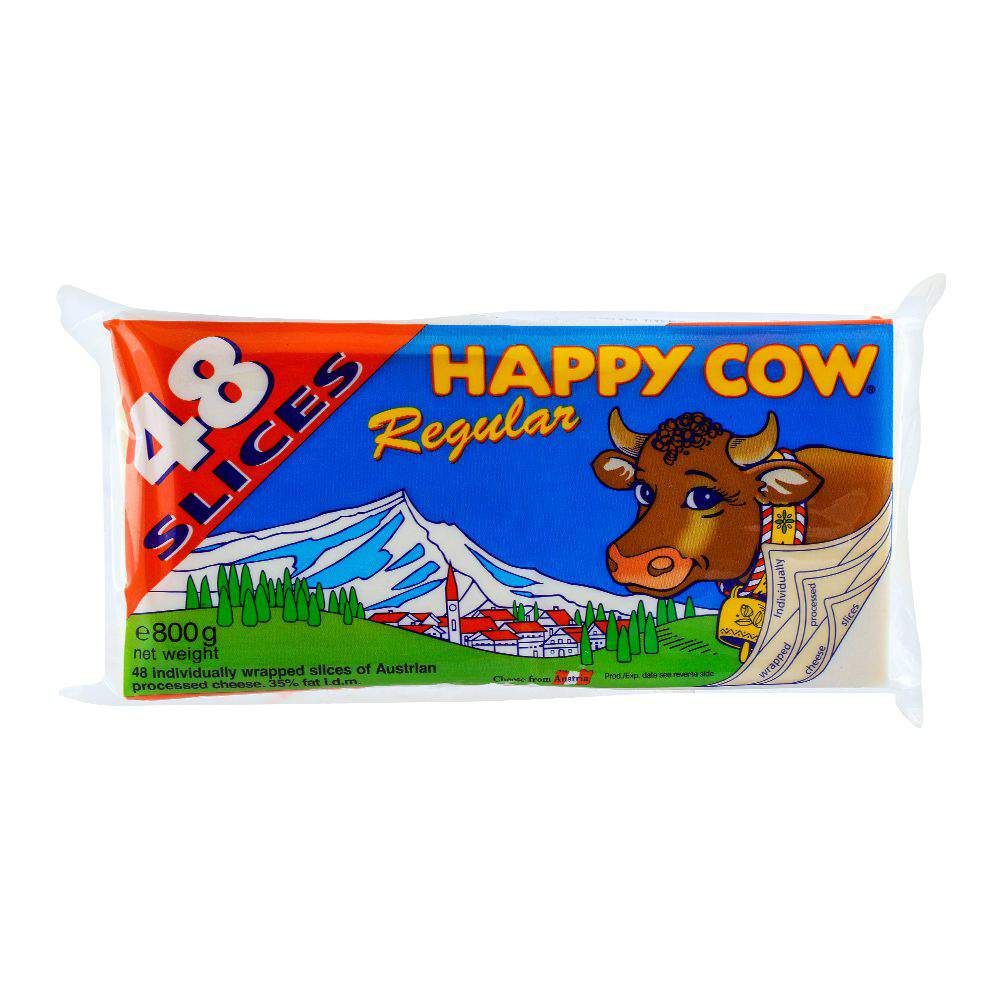 Happy Cow Regular 48 Slices 800g