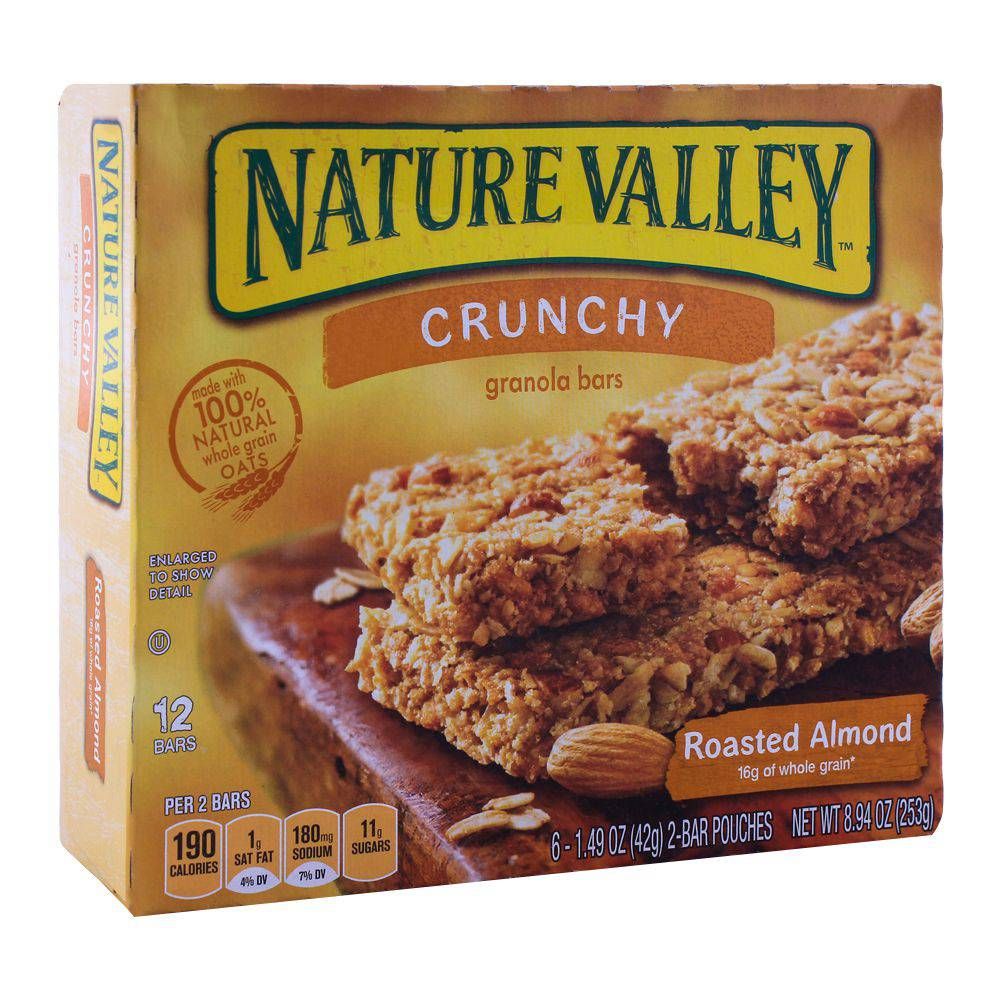 Nature Valley Roasted Almond Crunchy Granola Bars 252g