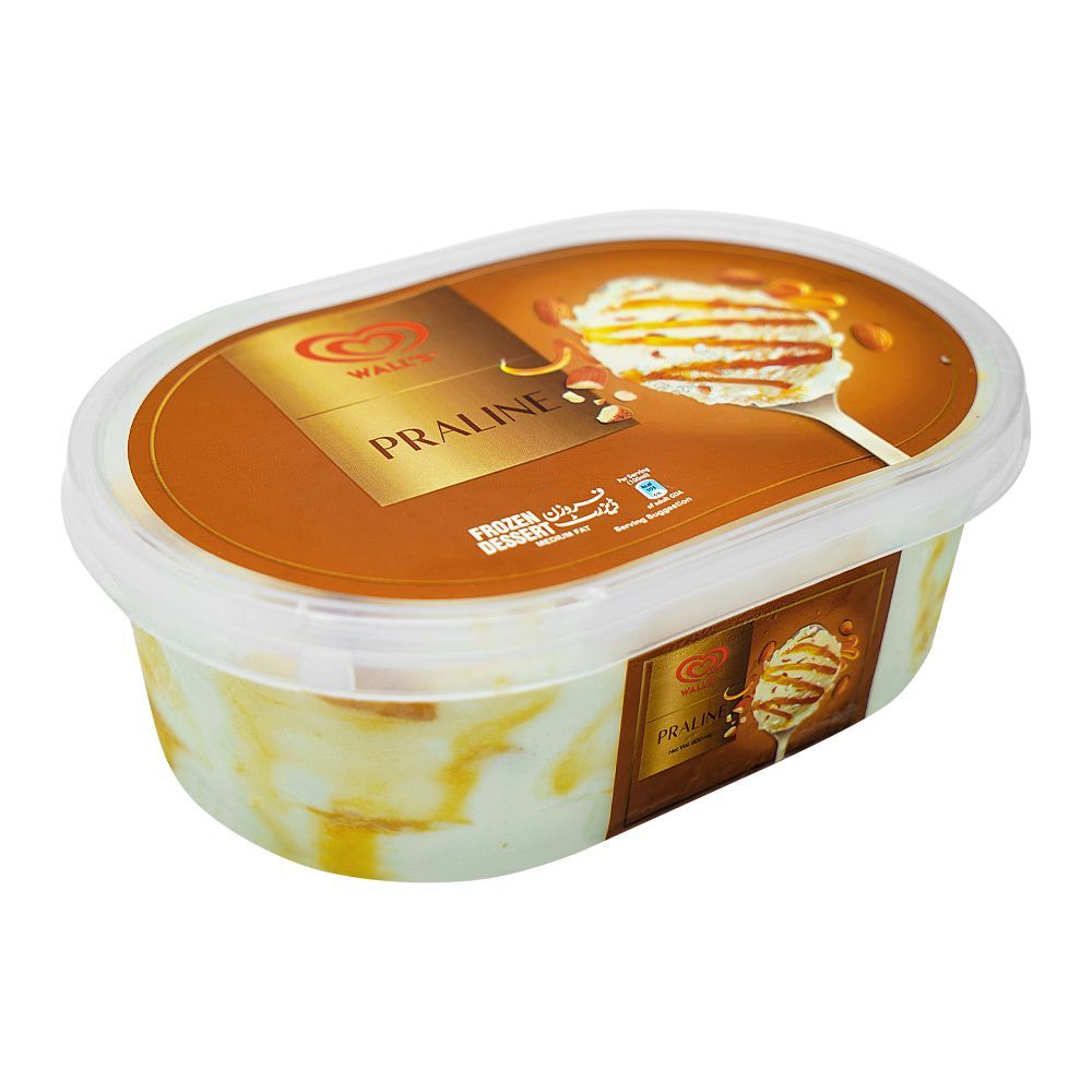 Walls Praline Tub, Frozen Dessert, Ice Cream, 800ml