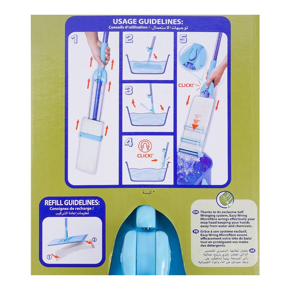 Spontex Mop Buy Spontex Easy Wring Microfiber Flat Mop Online at Best Price in ...