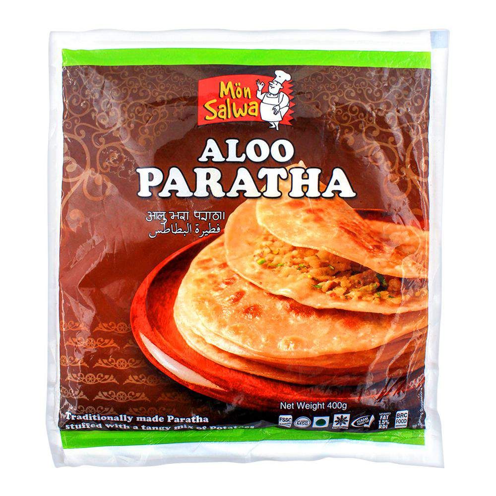 MonSalwa Aloo Paratha, 4 Pieces, 400g