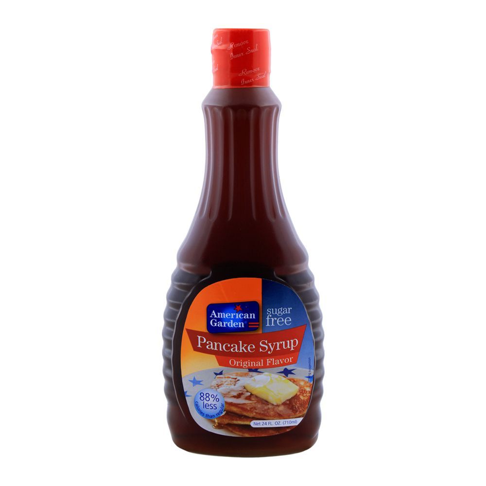 American Garden Sugar Free Pancake Syrup, Original Flavor, 710ml