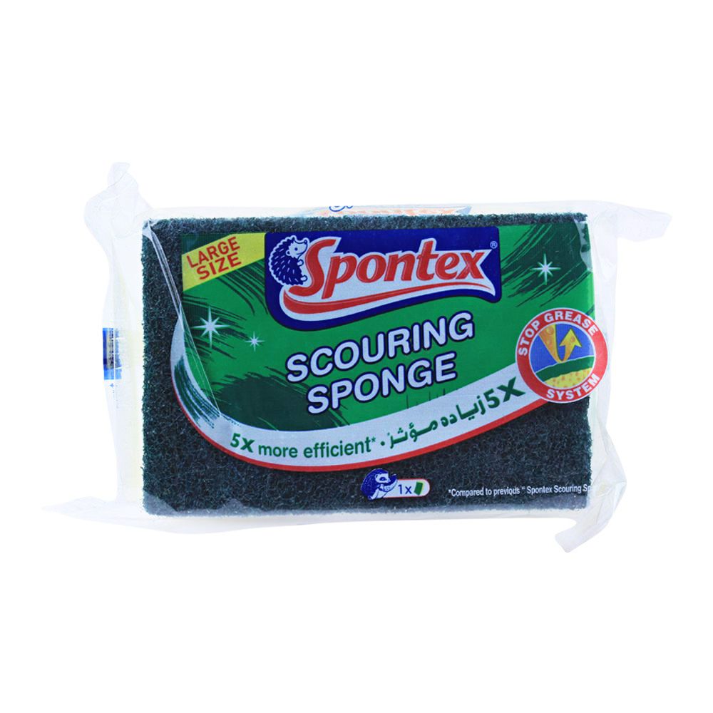 Spontex Scouring Sponge, Large Size