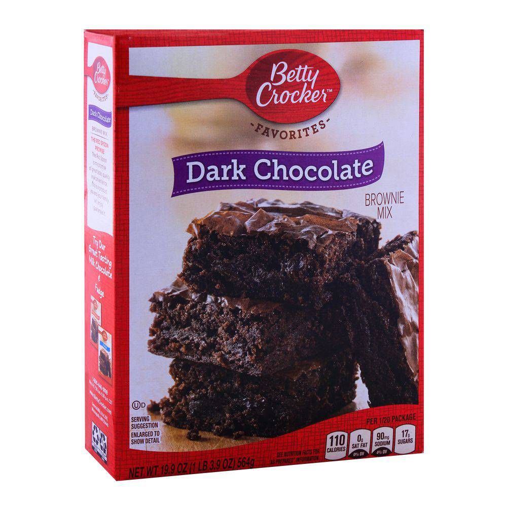 Betty Crocker Dark Chocolate Brownie Mix 563g