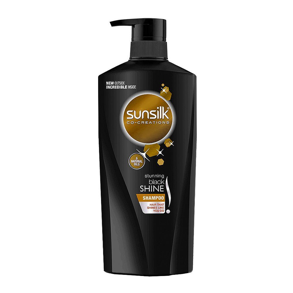  Sunsilk Co-Creations Stunning Black Shine Shampoo 680ml