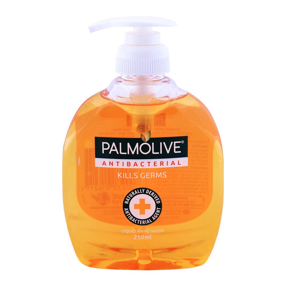 Palmolive Liquid Hand Wash, Anti-Bacterial Kills Germs 250ml