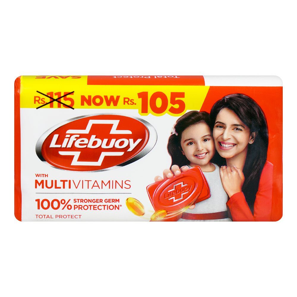 Lifebuoy Total Protect Red Soap, 128g