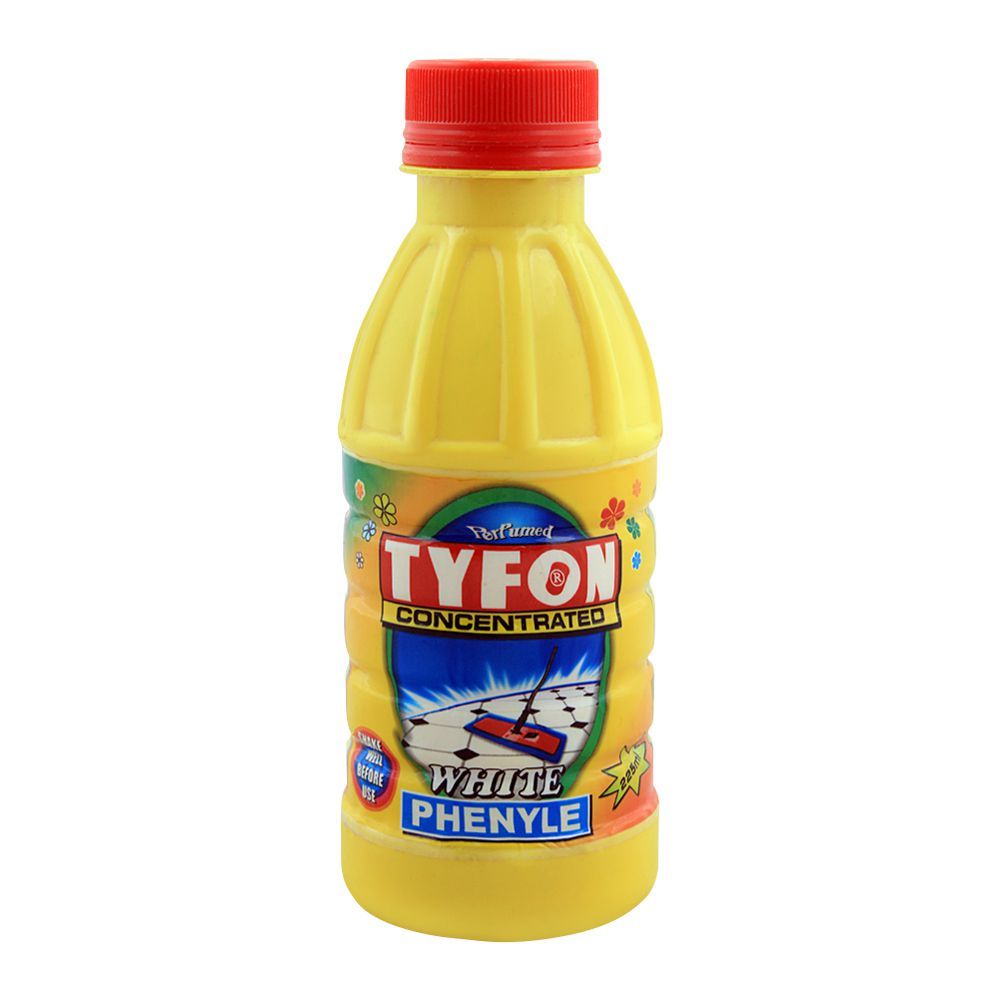 Tyfon White Phenyle, Concentrated, 225ml