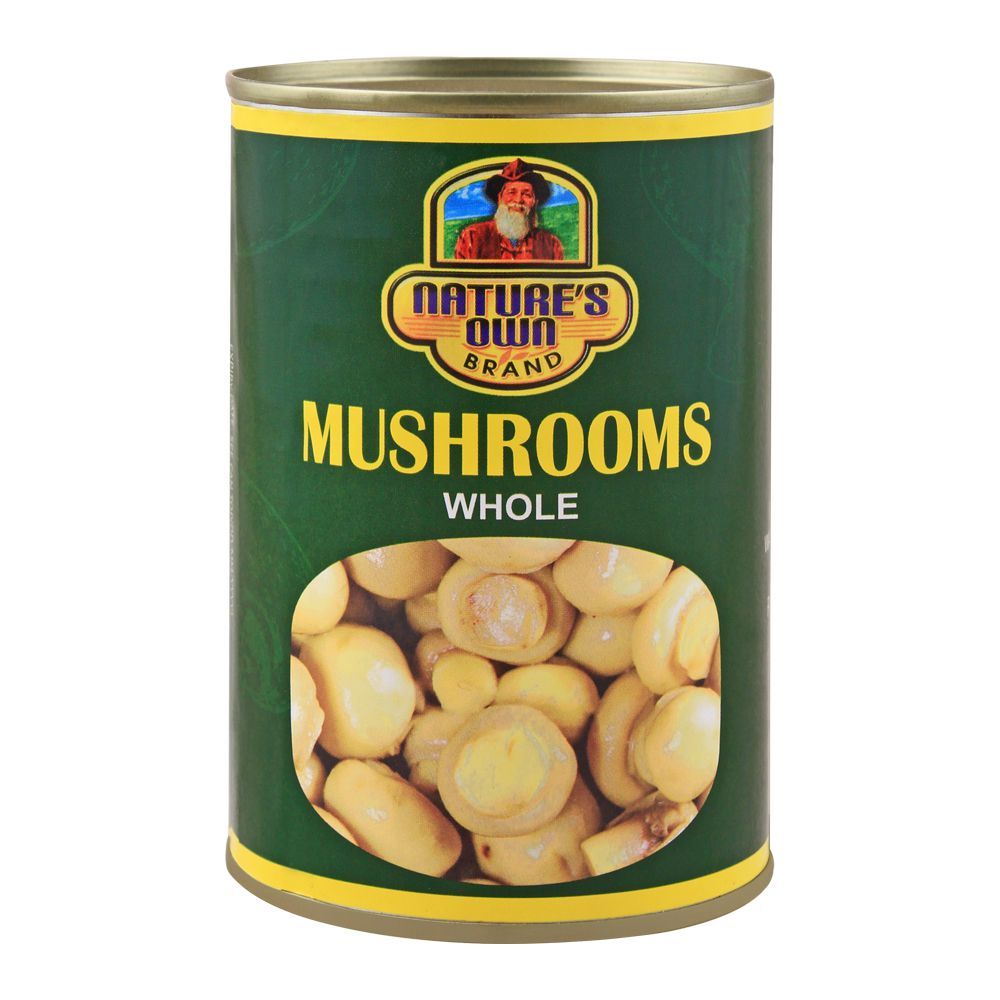 Nature's Own Brand Mushrooms Whole, Tin, 400g