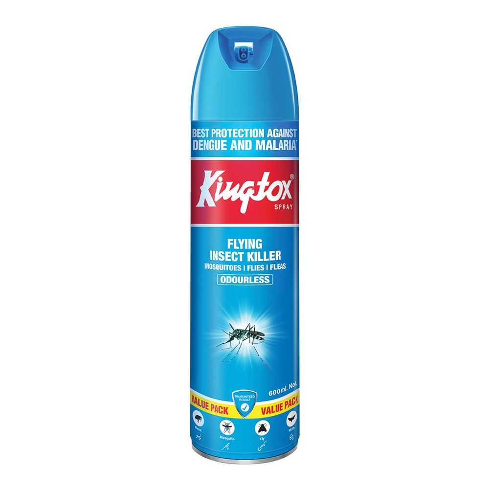 Kingtox Odorless Flying Insect Killer Spray, 600ml