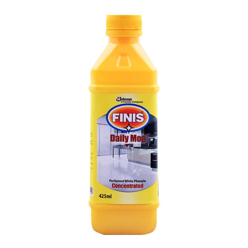 Finis Daily Mop, Perfumed White Phenyle, Concentrated, 425ml