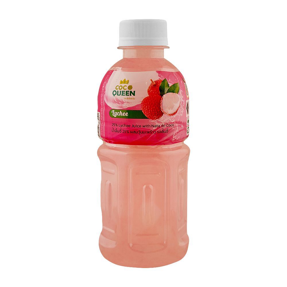 Coco Queen Nata De Coco Lychee Juice, 320ml