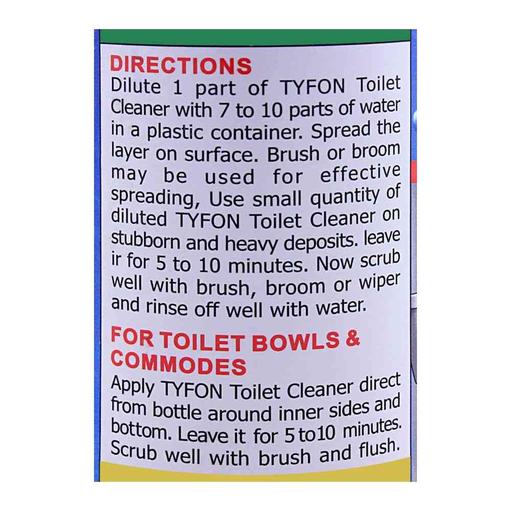 Buy Tyfon Toilet Cleaner & Drain Opener 550ml Online at Special Price ...