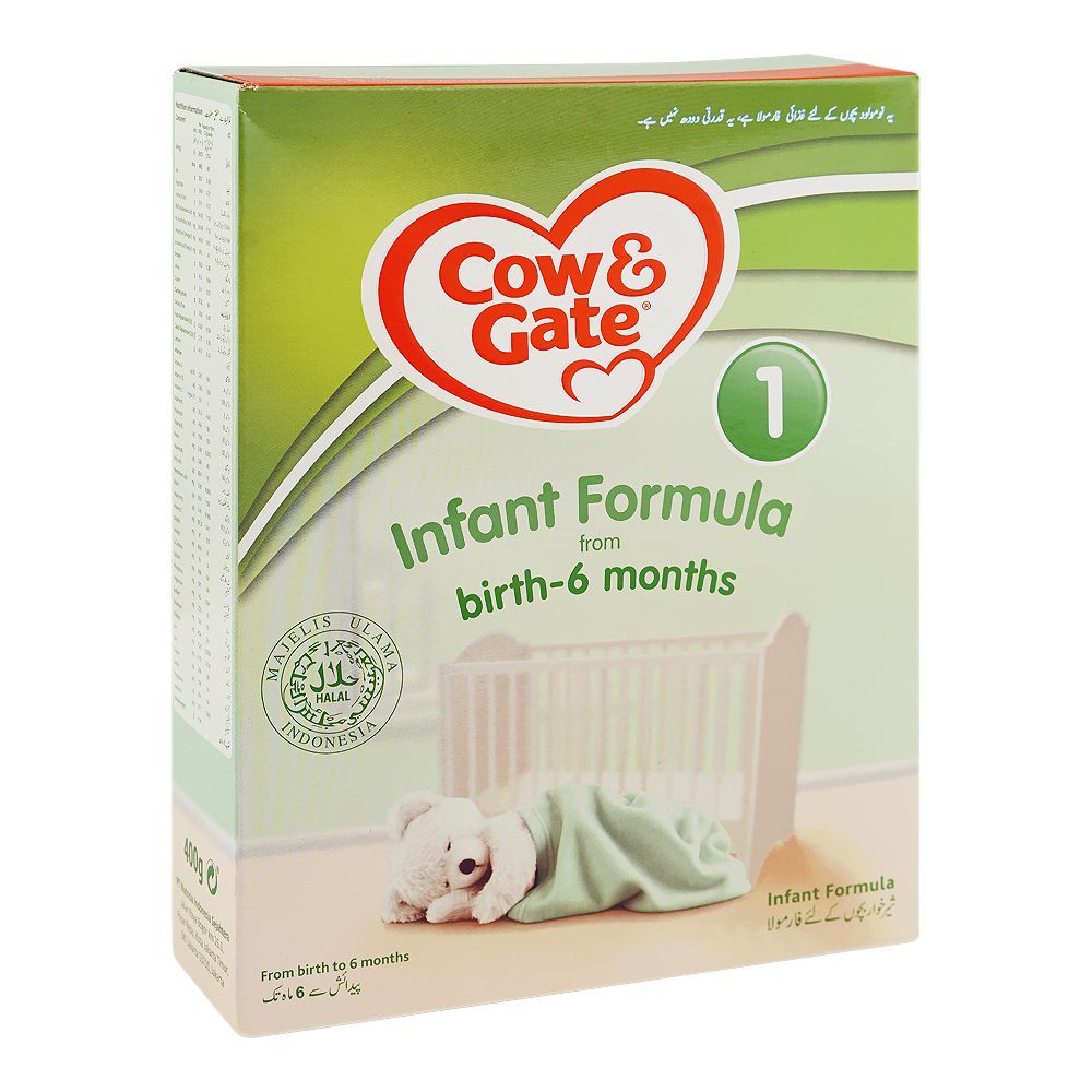 Cow & Gate Infant Formula Stage -1, From Birth to 6 Months, 400g Box
