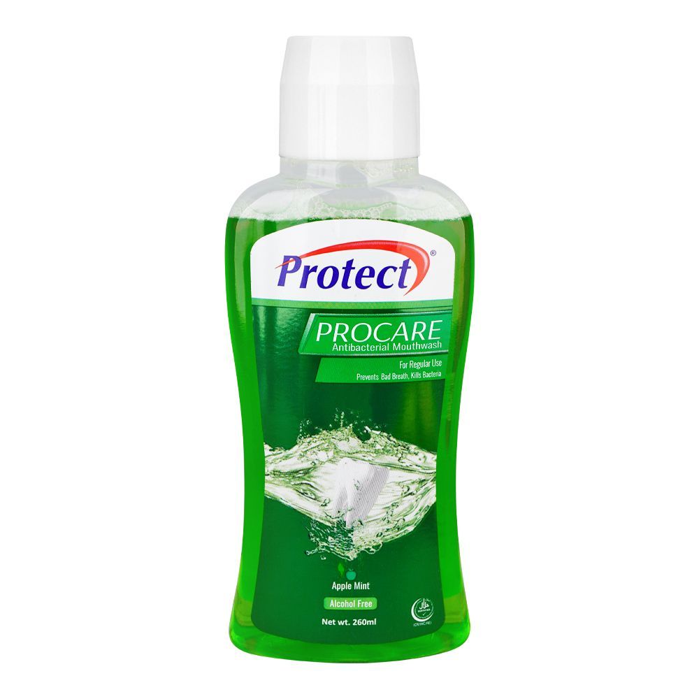 Protect Antibacterial Mouthwash, 260ml