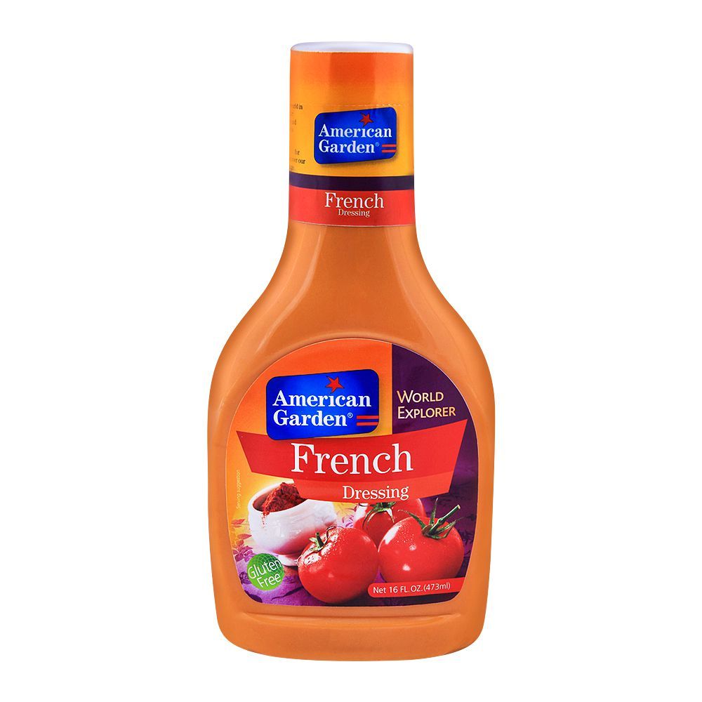 American Garden French Dressing, Gluten Free, 16oz/473ml