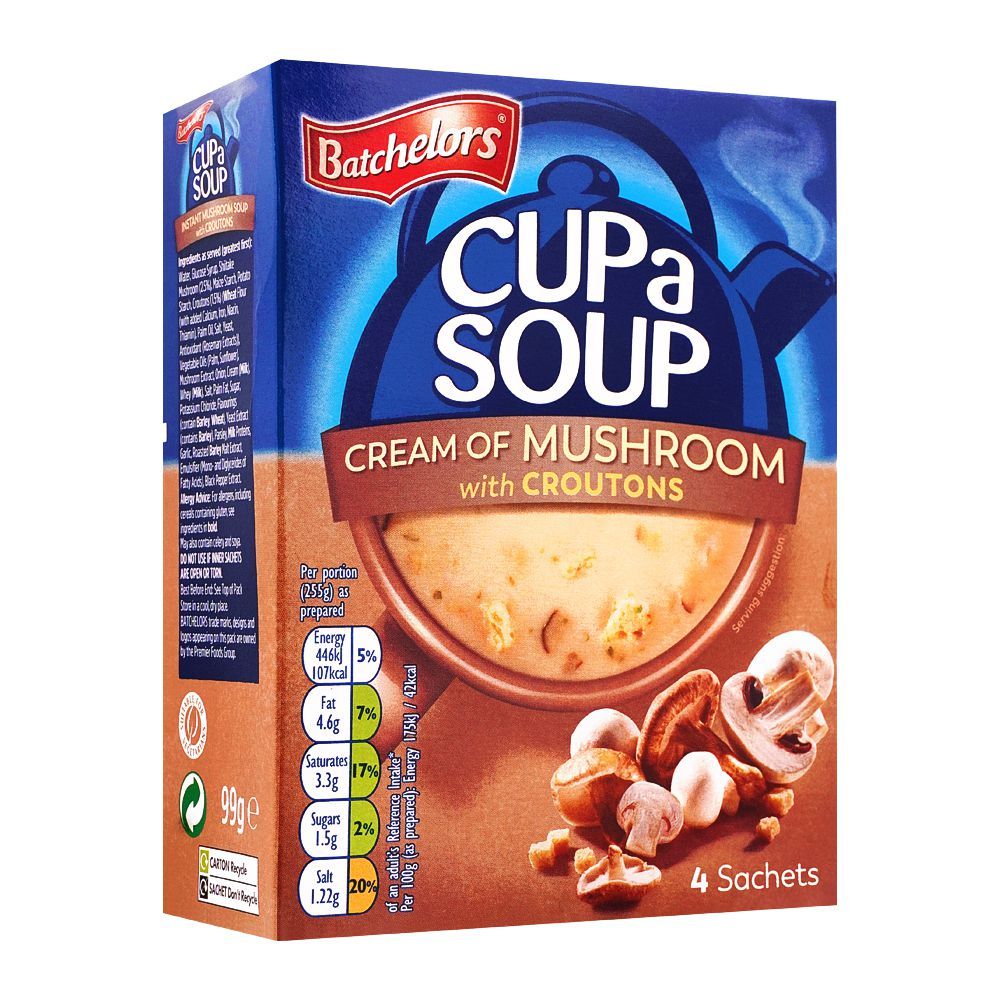 Cupa Soup Cream Of Mushroom, 99g