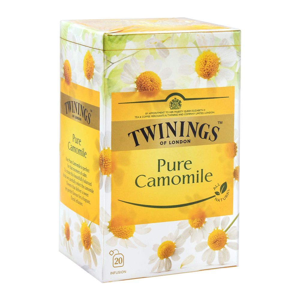 Twinings Pure Camomile Tea Bags, 20-Pack