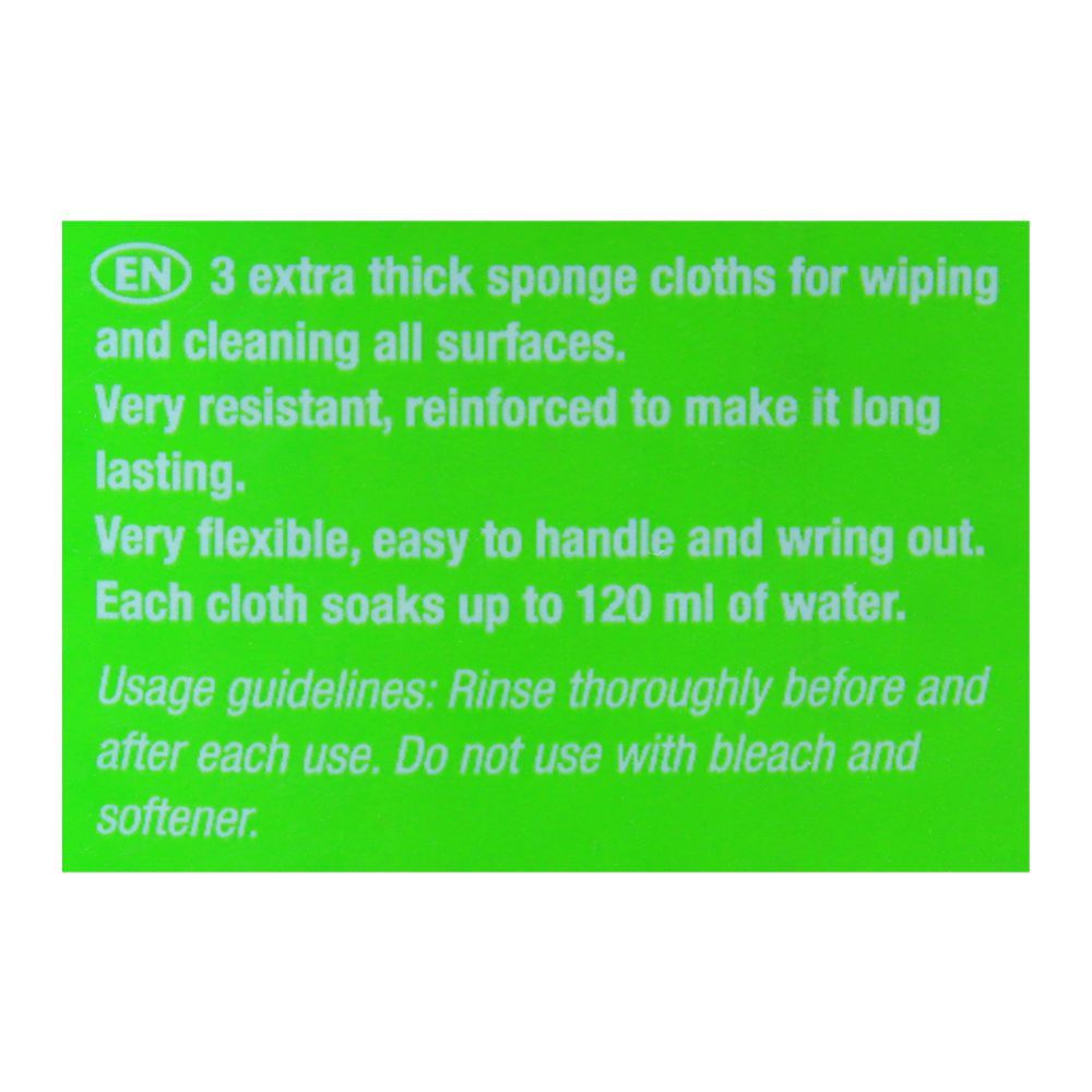 Purchase Spontex Sponge Cloths, 3-Pack Online at Best Price in Pakistan ...