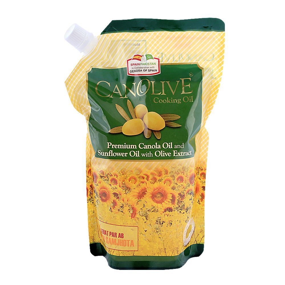 Canolive Oil 1 Litre Standy Pouch