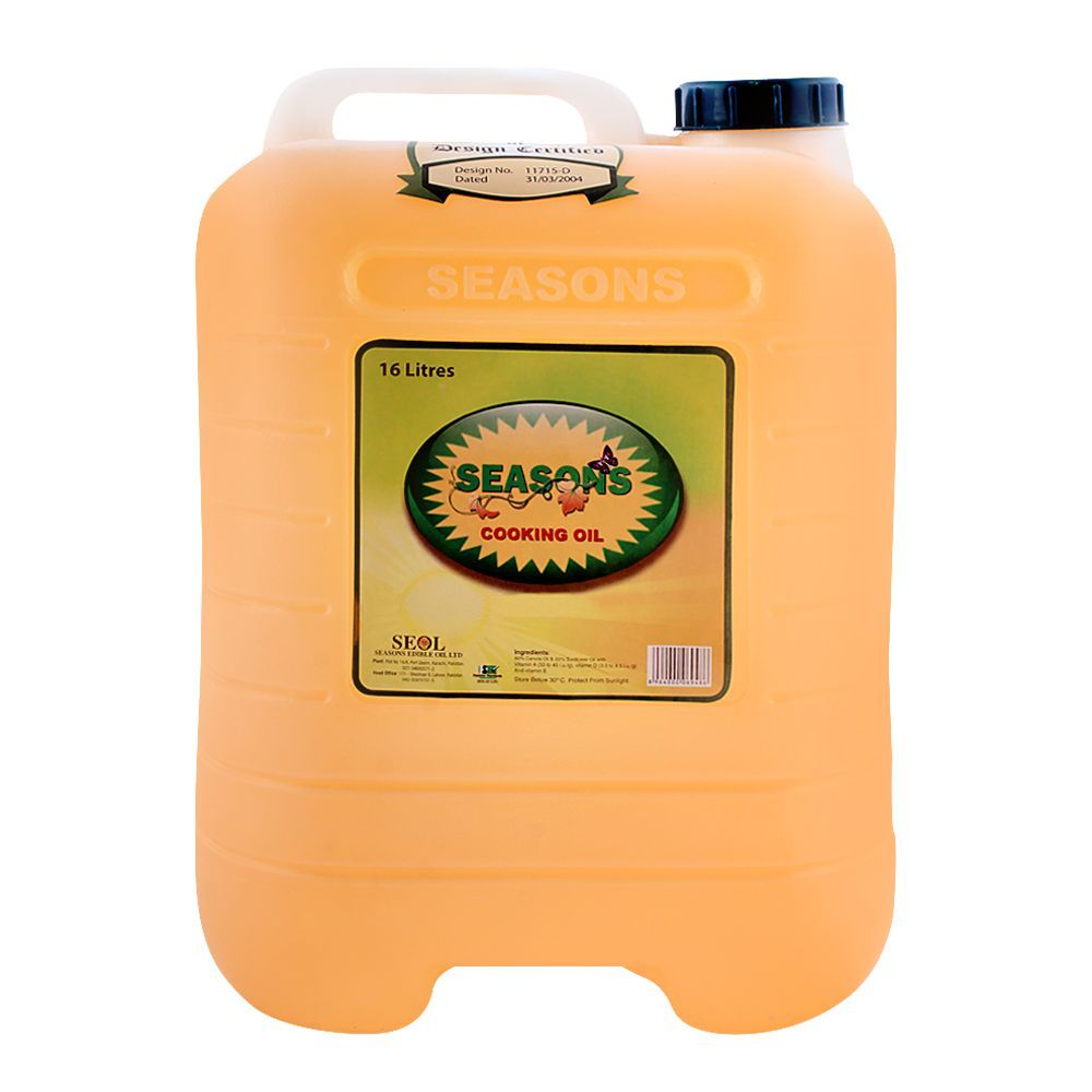 Season's Cooking Oil 16 Litres Tin