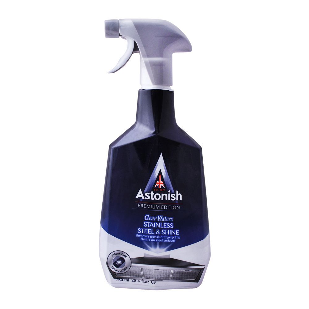 Astonish Stainless Steel & Shine Trigger 750ml