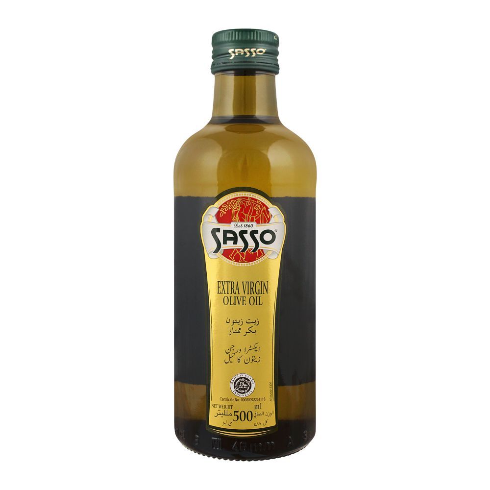 Sasso Extra Virgin Olive Oil, Bottle, 500ml