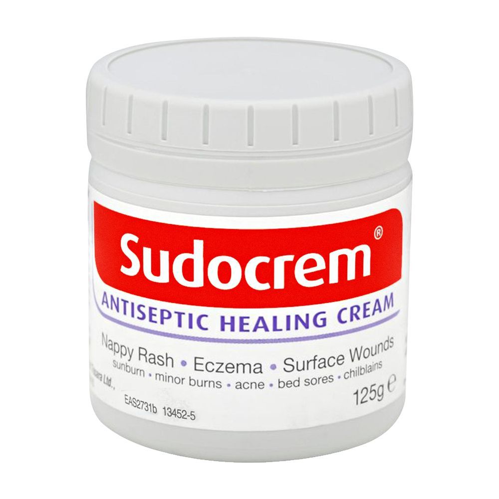 Sudocrem Antiseptic Nappy Rash Healing Cream, 125g