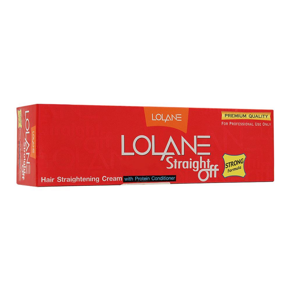 Lolane Straight Off Hair Straightening Cream, Strong Formula, Large