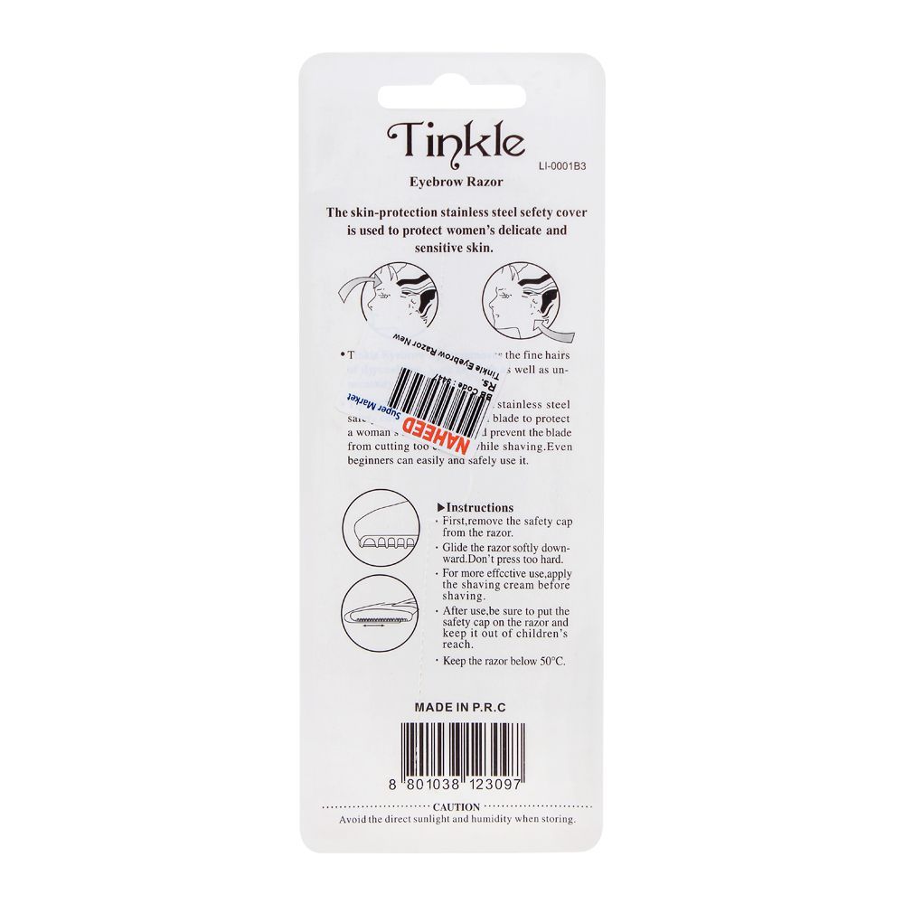 Buy Tinkle Women Eyebrow Razor, 3 Pieces Online at Special Price in ...