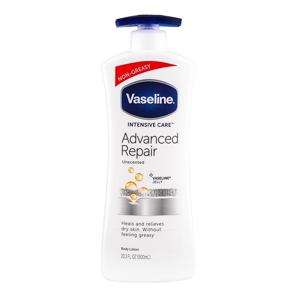 Vaseline Intensive Care Advanced Repair Unscented Body Lotion, 600ml