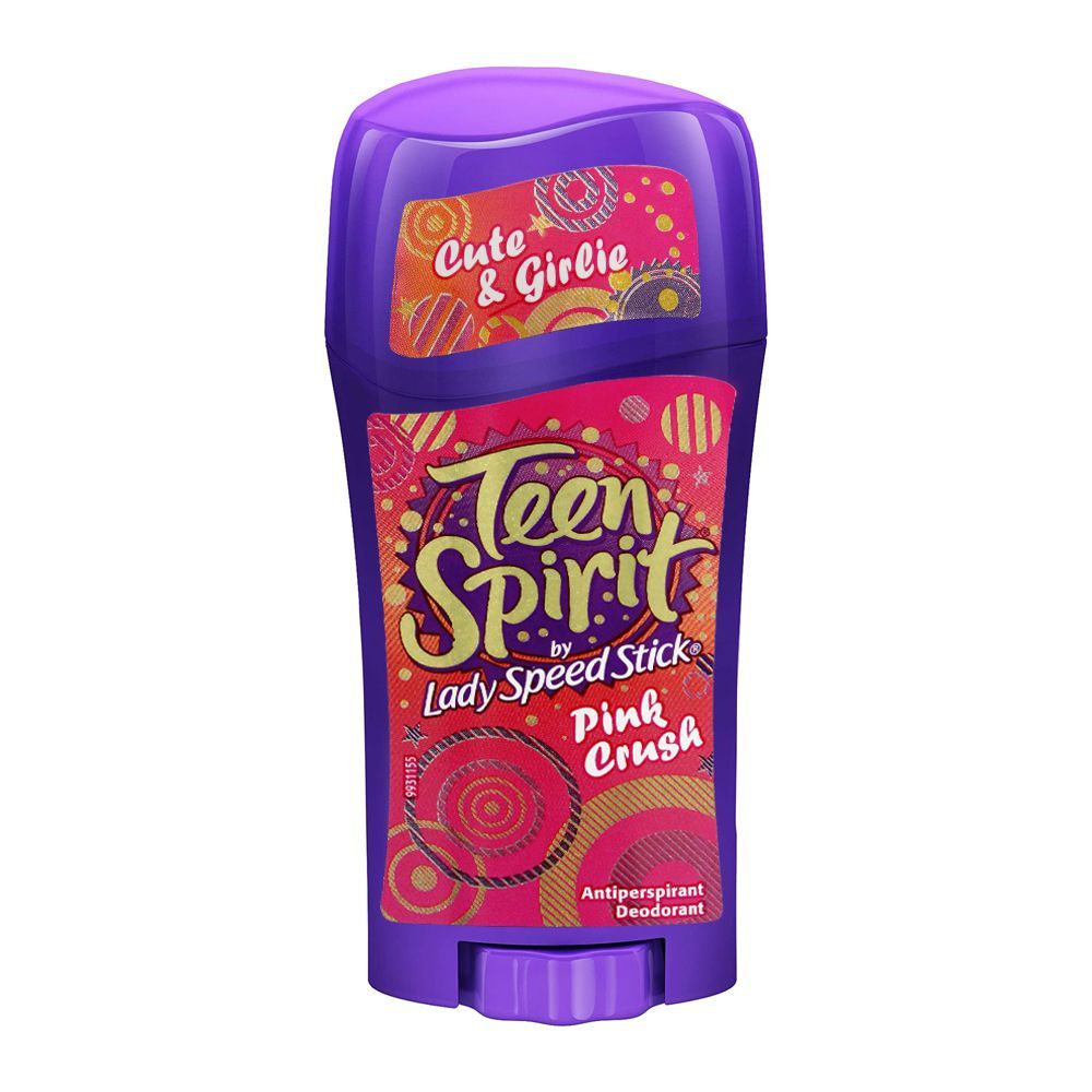 Lady Speed Stick Teen Spirit Pink Crush Deodorant Stick, For Women, 65g