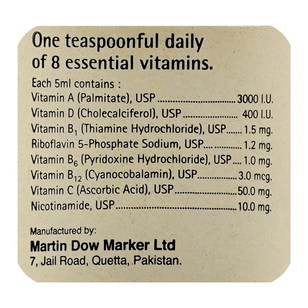 Martin Dow Multibionta Syrup, 120ml