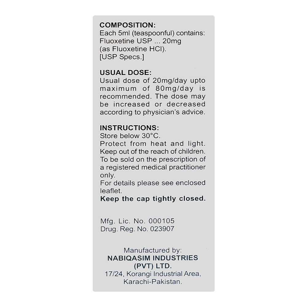 NabiQasim Depricap Syrup, 60ml