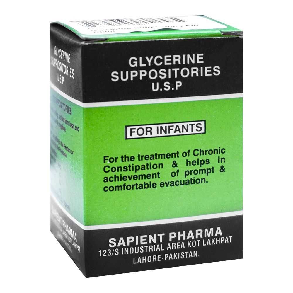 Sapient Pharma Glycerine Suppository, For Infants