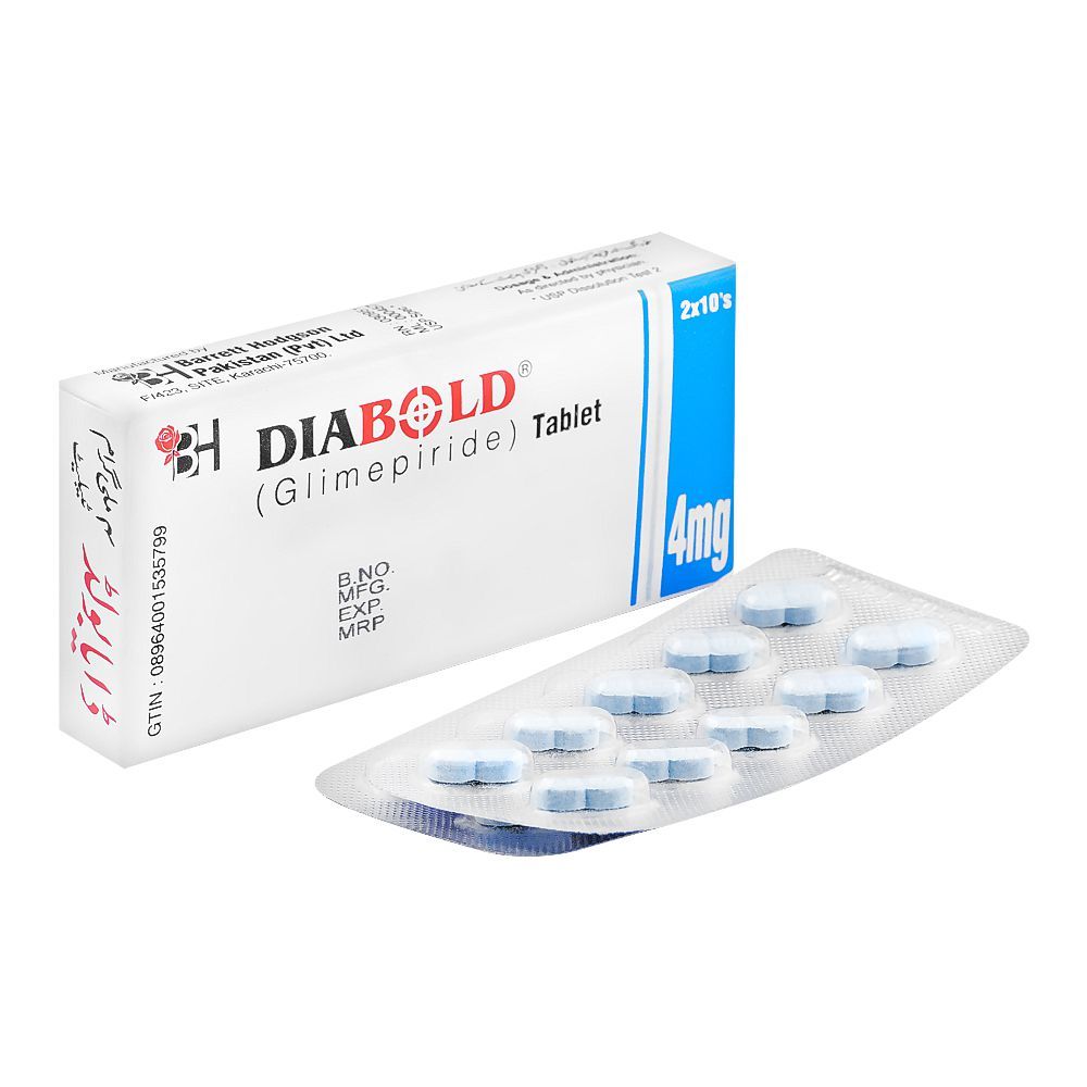 Barrett Hodgson Diabold Tablet, 4mg, 20-Pack