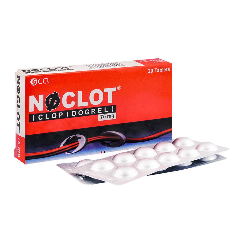 CCL Pharmaceuticals Noclot Tablet, 75mg, 20-Pack