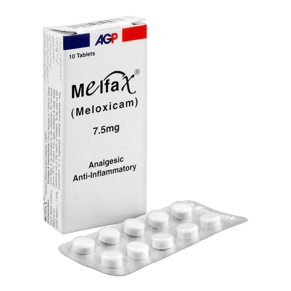 AGP Pharma Melfax Tablet, 7.5mg, 10-Pack