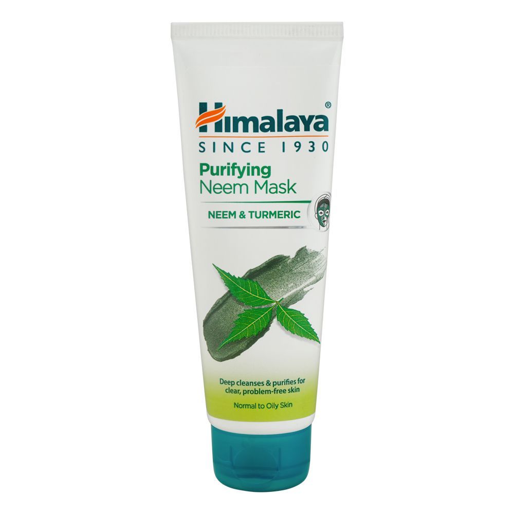 Himalaya Neem & Turmeric Purifying Face Mask, For Normal to Oily Skin, 75ml