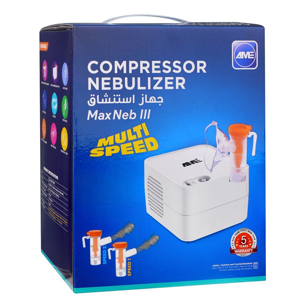 AME Affordable & Advanced Compressor Nebulizer, NB-303