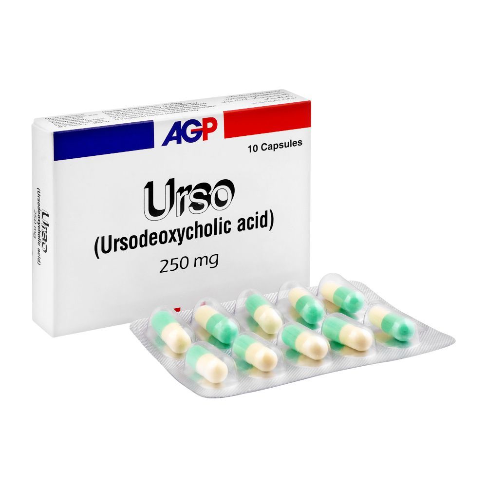 AGP Pharma Urso Capsule, 250mg, 10-Pack