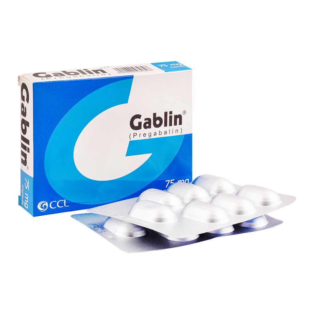 CCL Pharmaceuticals Gablin Capsule, 75mg, 14-Pack