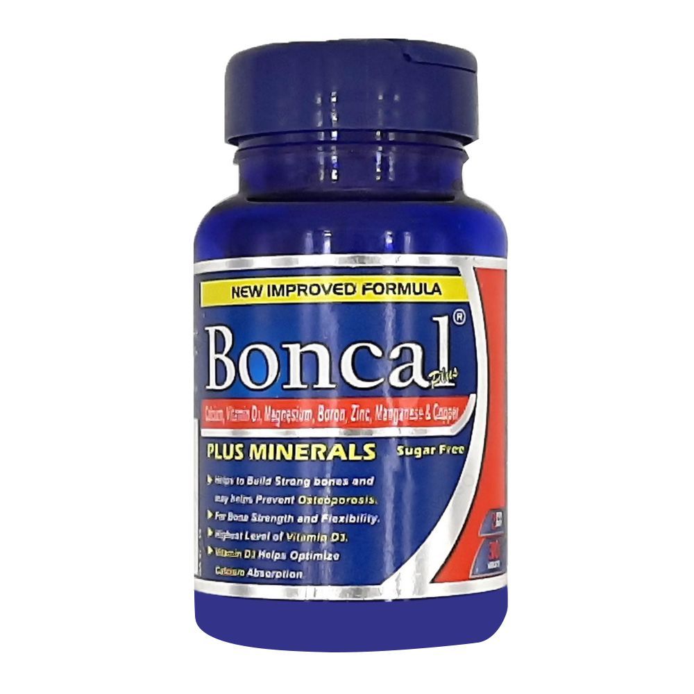 Sigma Pharma Boncal Plus Tablet, Sugar-Free, 30-Pack