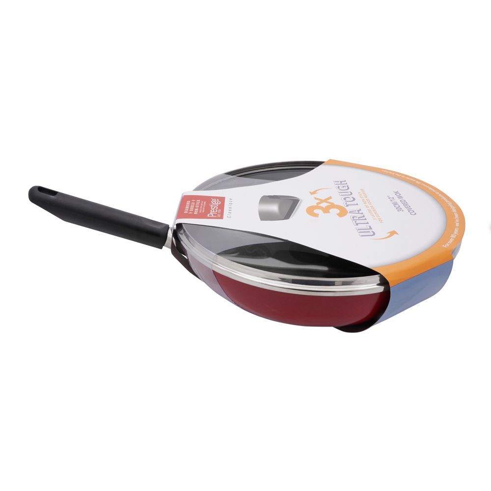 Prestige Classique Ultra Tough Non-Stick Covered Wok, 12 Inches, 20980