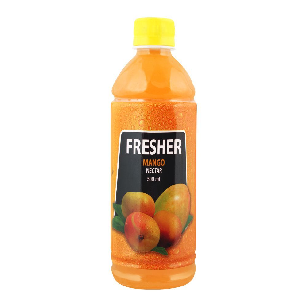 Fresher Mango Nectar Fruit Drink, 500ml, Bottle