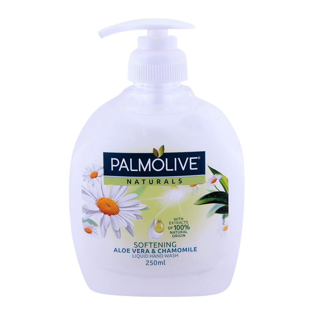 Palmolive Hand Wash, Naturals Softening Aloe Vera & Chamomile 250ml