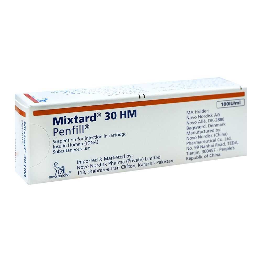 Novo Nordisk Pharma Mixtard 30 HM Penfill, 1-Pack