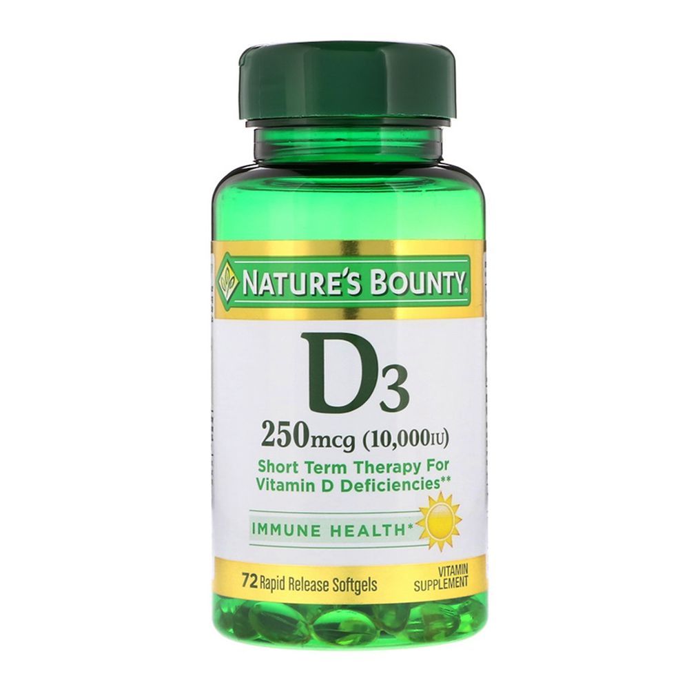 Nature's Bounty Vitamin D3 250mcg 10000 IU