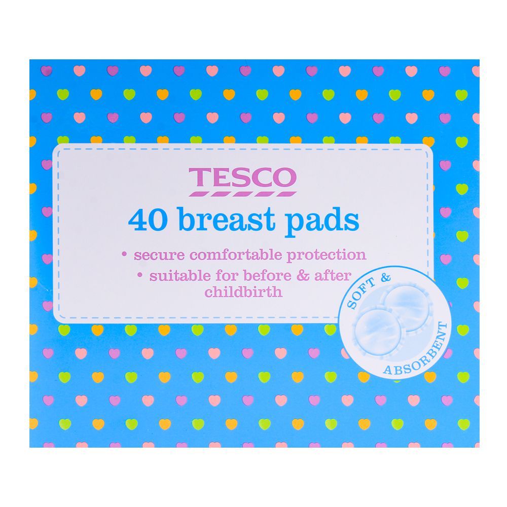 Tesco Secure Comfortable Protection Breast Pads 40-Pack